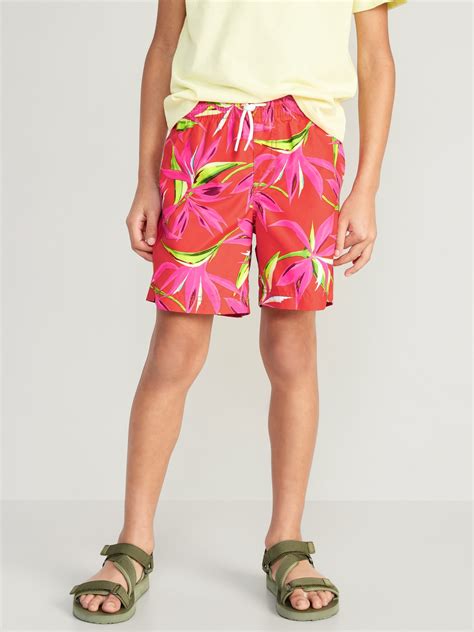 designer swim trunks for boys.